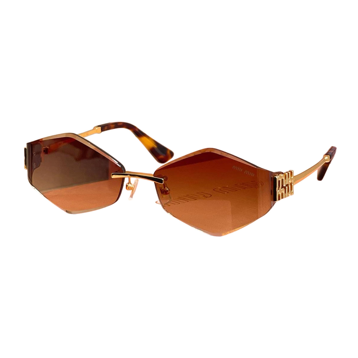Miu Miu glasses red/purple/pink/brown/purple orange color Size 61口17-128 - 图片 4