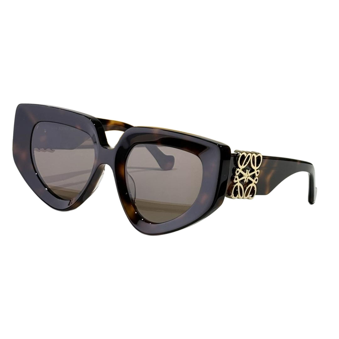Loewe glasses grey/pink/tawny/leopard black/leopard brown/black silver/black gold/black brown color Size 51口19-145 - 图片 6