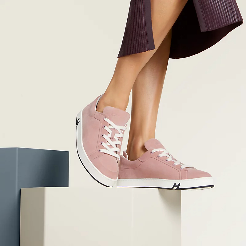 HERMES Kid Sneakers Pink Sports Shoes - 图片 5