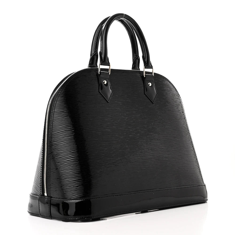 Louis Vuitton Alma GM Black Epi Leather Electric Silver Hardware - 图片 3