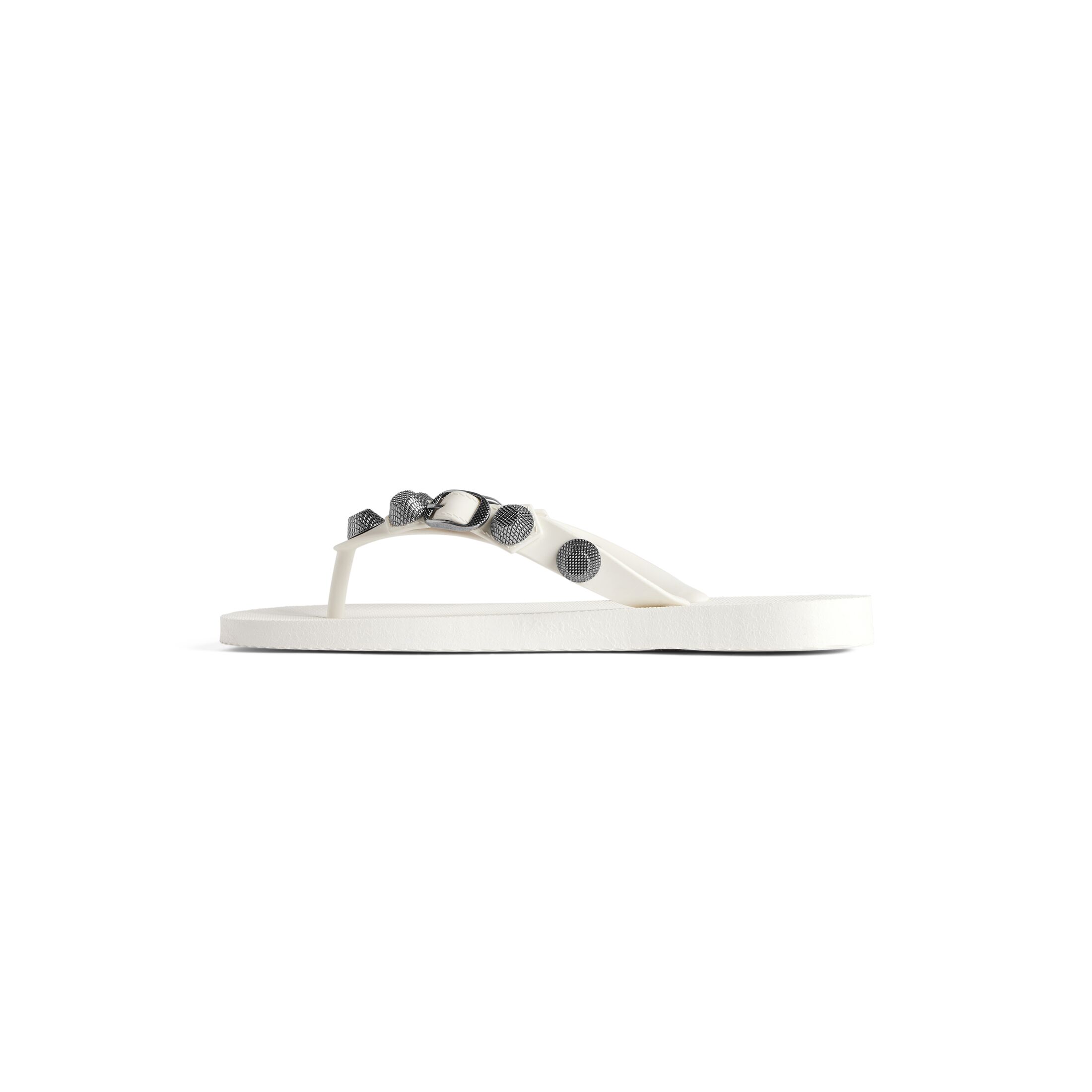BALENCIAGA White flip-flops Slippers - 图片 5
