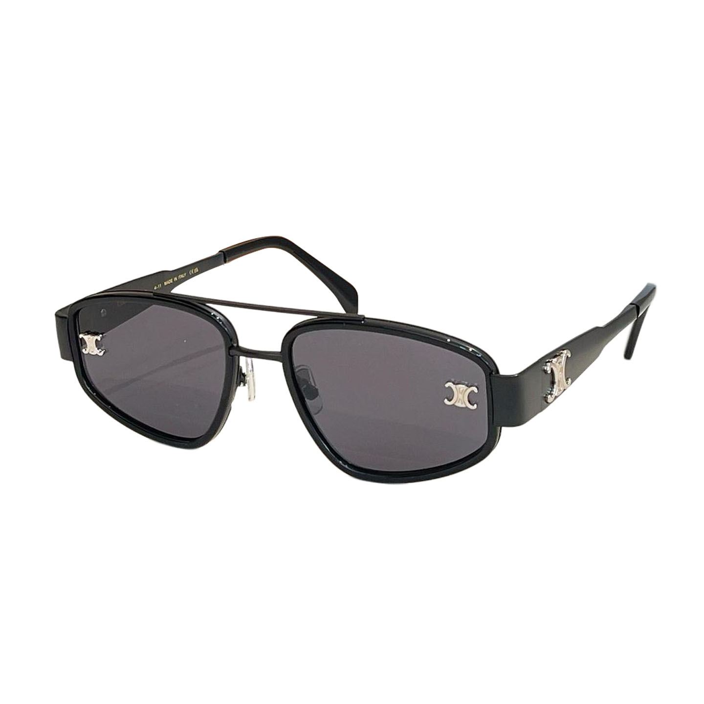Celine glasses black gold/black/black silver/leopard/green black/blue green color Size 54口21-145 - 图片 3
