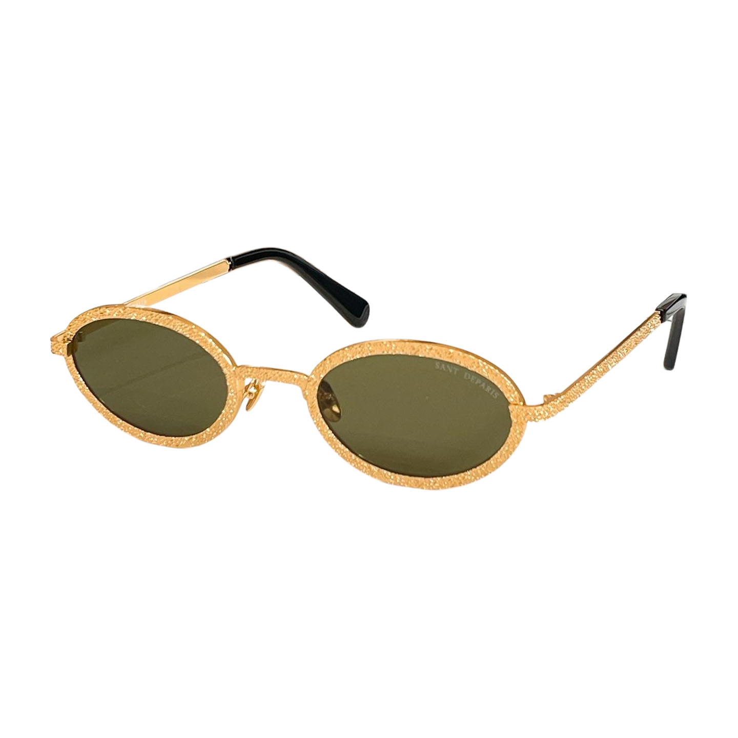 Saint Laurent oval glasses black gold/olive gold/rose gold/blue silver/black silver color Size 53口25-140 - 图片 2