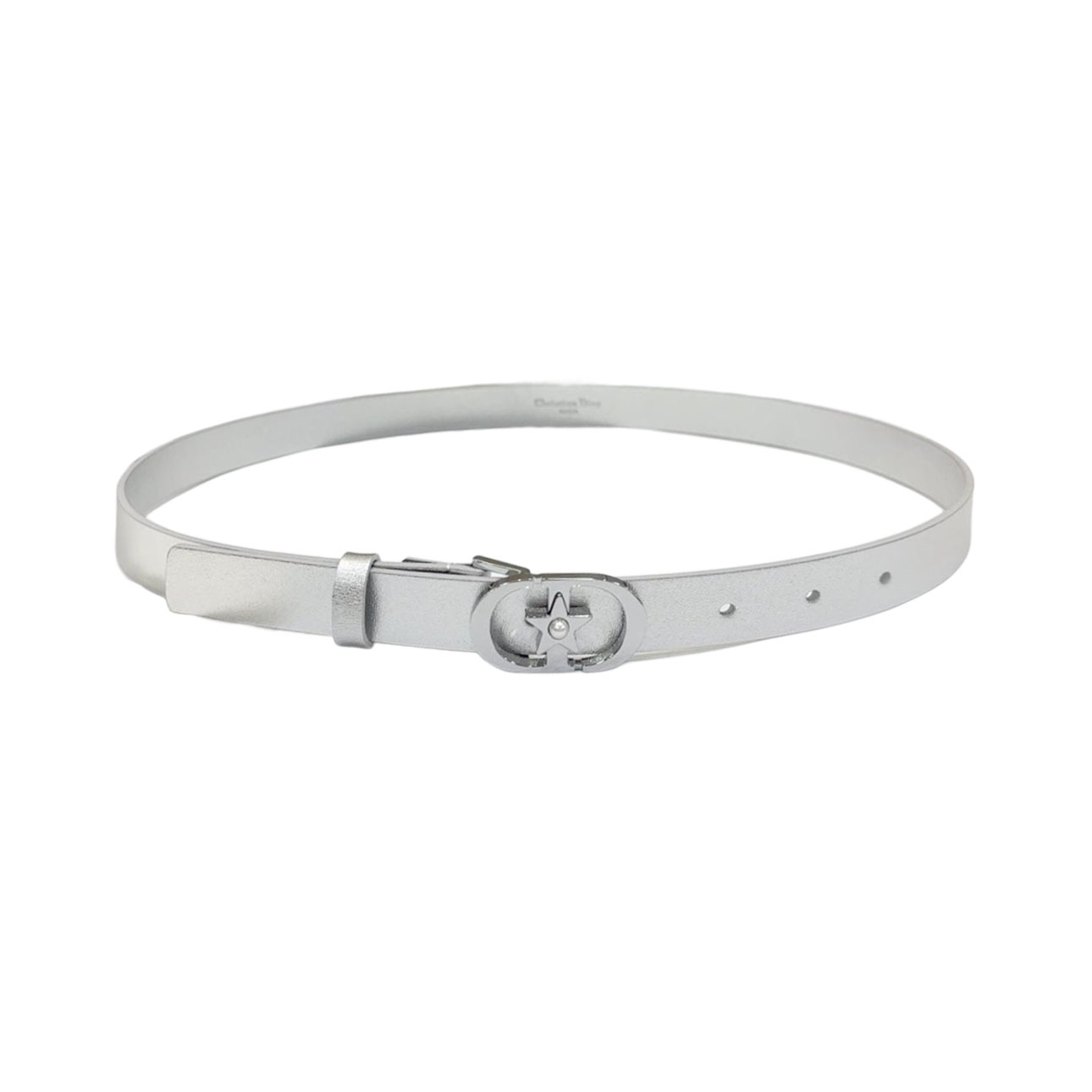 Dior Women' s Lucky 30 Montaigne Star Buckle Belt In Black/Red/White/Pink/Musturd/Brown/Khaki/Silver/Gold/Blue/Grey Calfskin With Gold/Silver Hardware 20mm - 图片 7