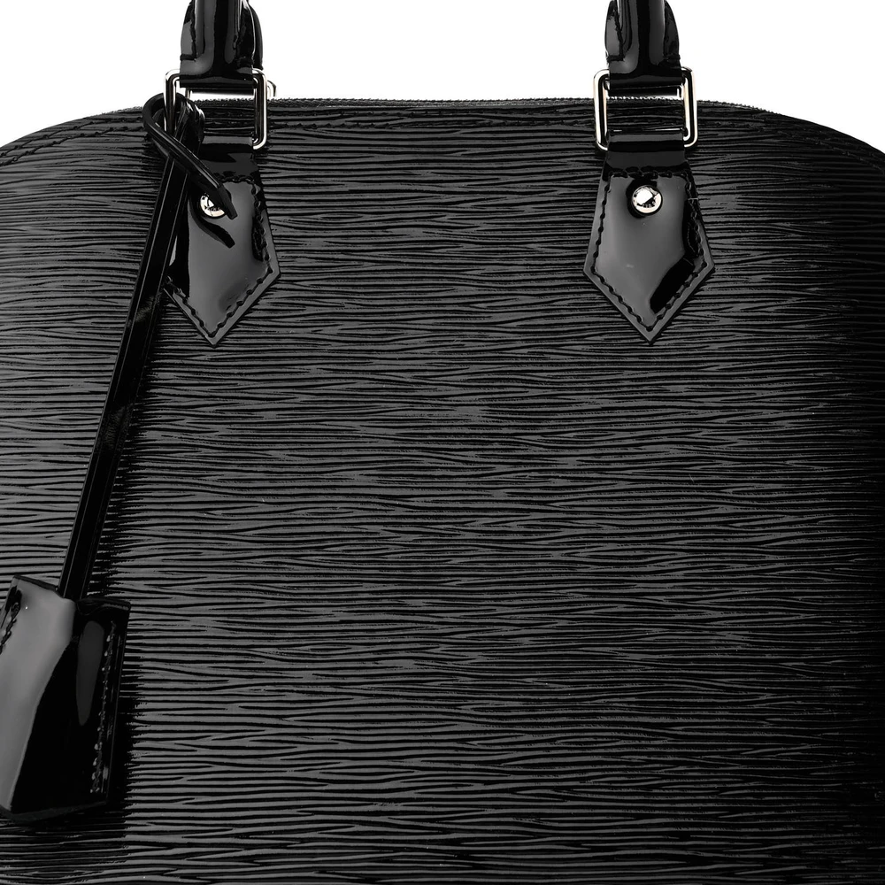 Louis Vuitton Alma GM Black Epi Leather Electric Silver Hardware - 图片 8
