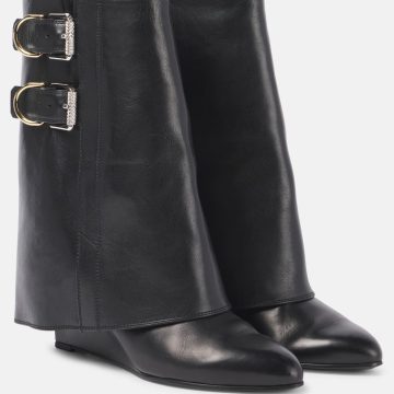 GIVENCHY Black high heel ankle boots