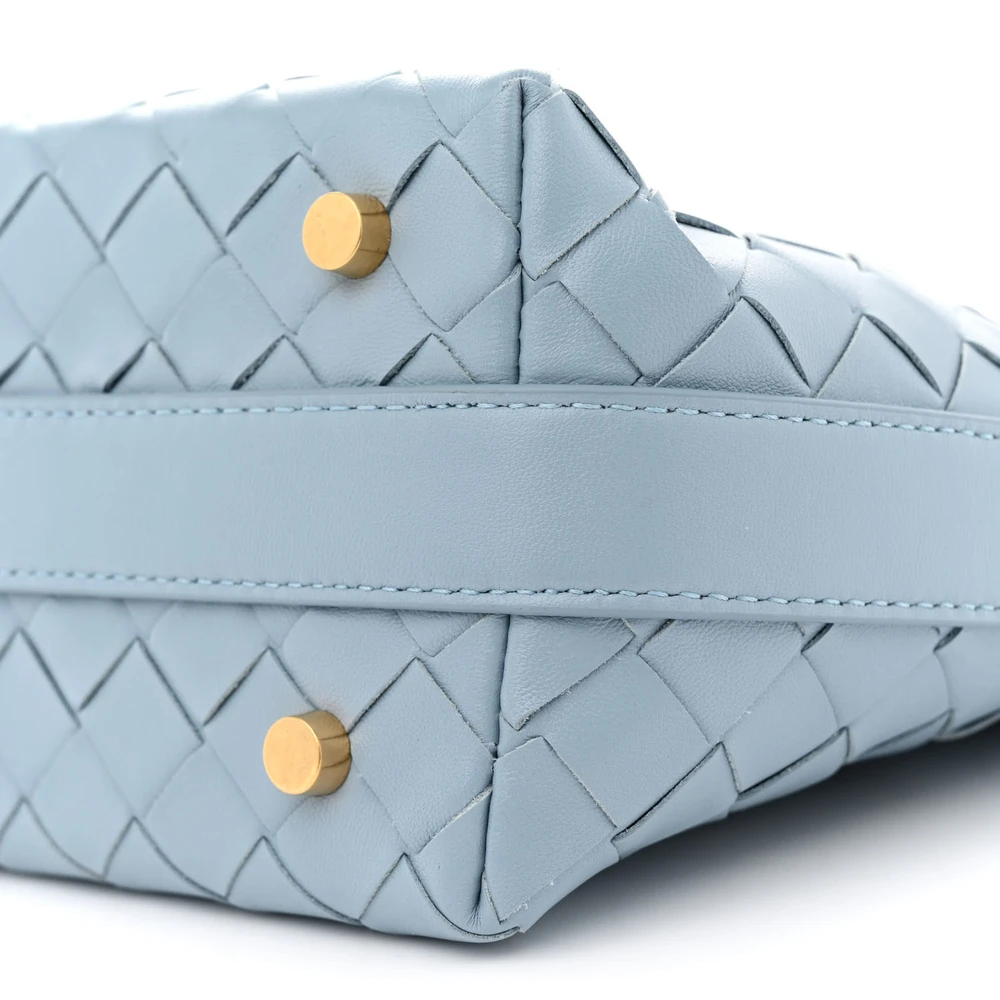 Bottega Veneta Mini Intrecciato Wallace Ice Nappa Calfskin Leather - 图片 5