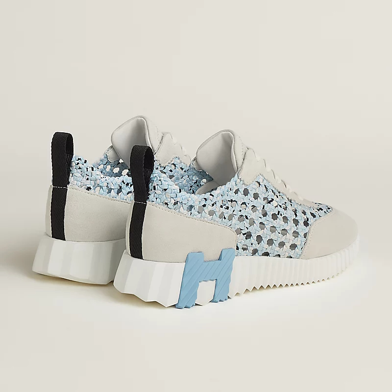 HERMES Blue Sneakers Bouncing Sports Shoes - 图片 4