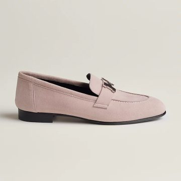 HERMES Paris Pink Loafers