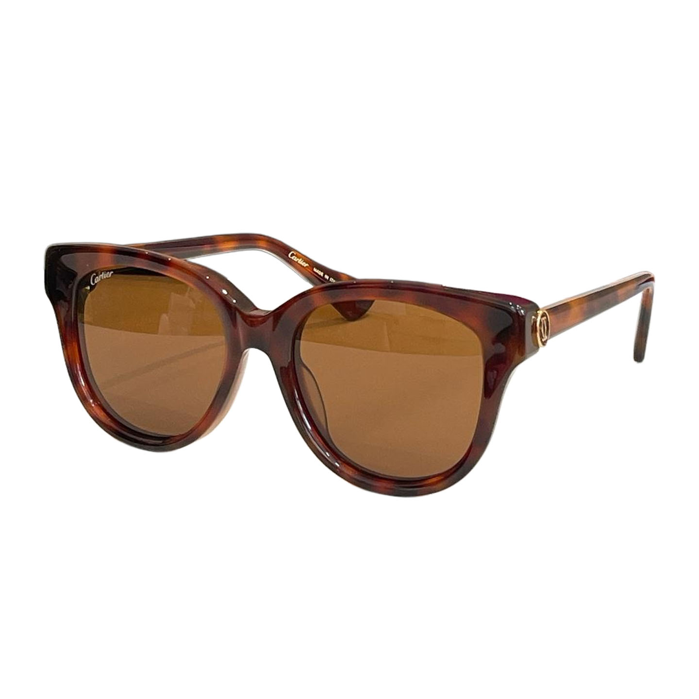 Cartier Boston frame glasses black gold/leopard/blue/black silver/white/leopard brown color Size 55口19-140 - 图片 7
