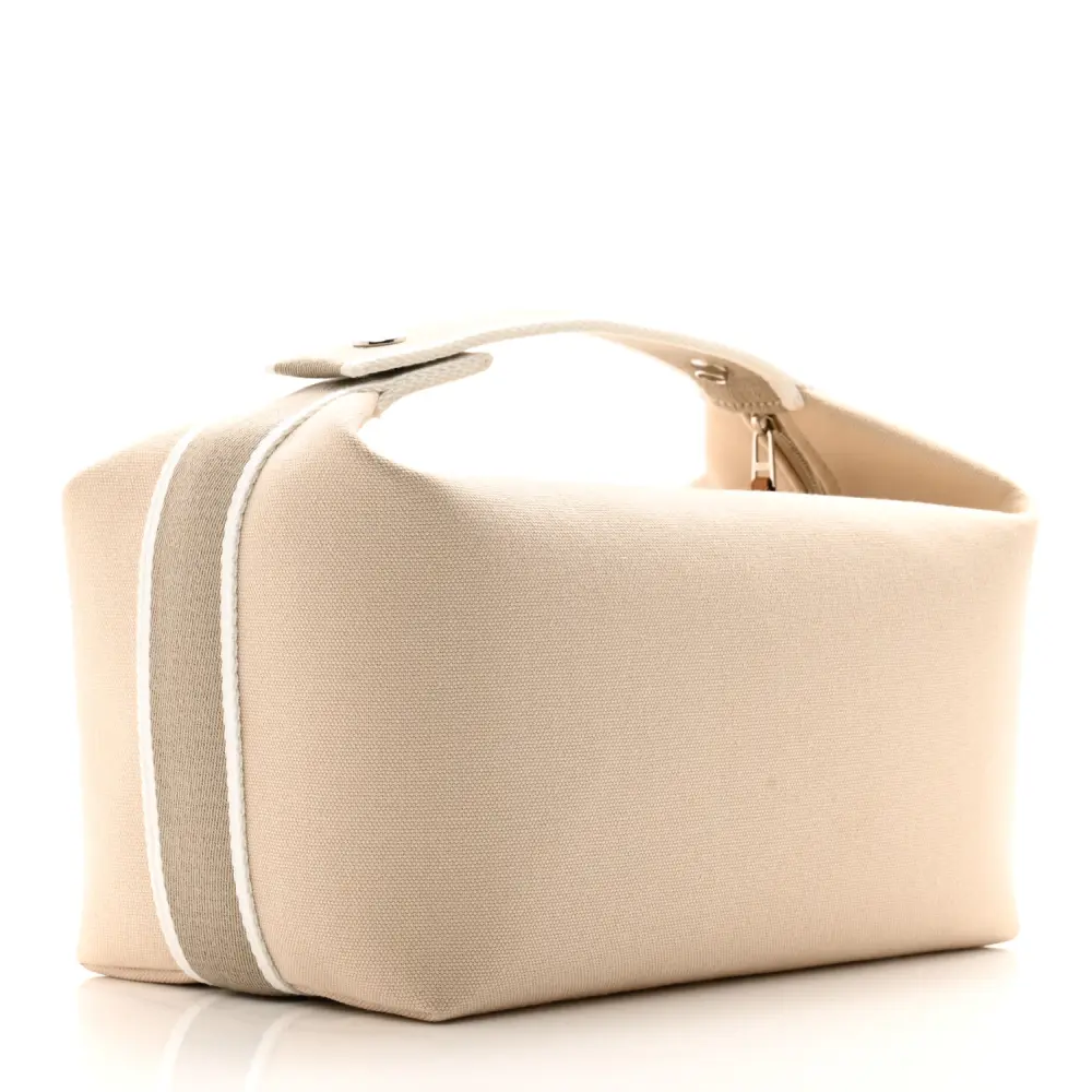Hermès Bride-à-Brac Pouch Large Natural Canvas - 图片 3