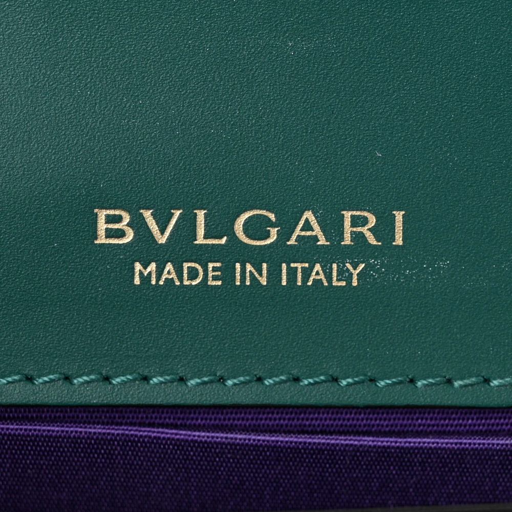 Bvlgari Small Serpenti Forever East West Shoulder Bag Mint Green Calfskin Leather Gold Hardware - 图片 2