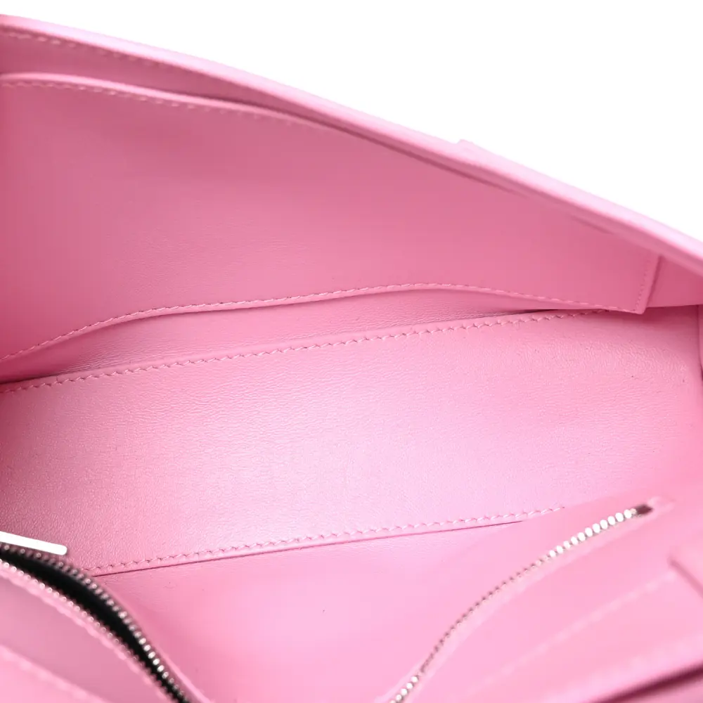 Balenciaga XS Downtown Shoulder Bag Candy Pink Semi-Shiny Smooth Calfskin Leather Silver Hardware - 图片 7