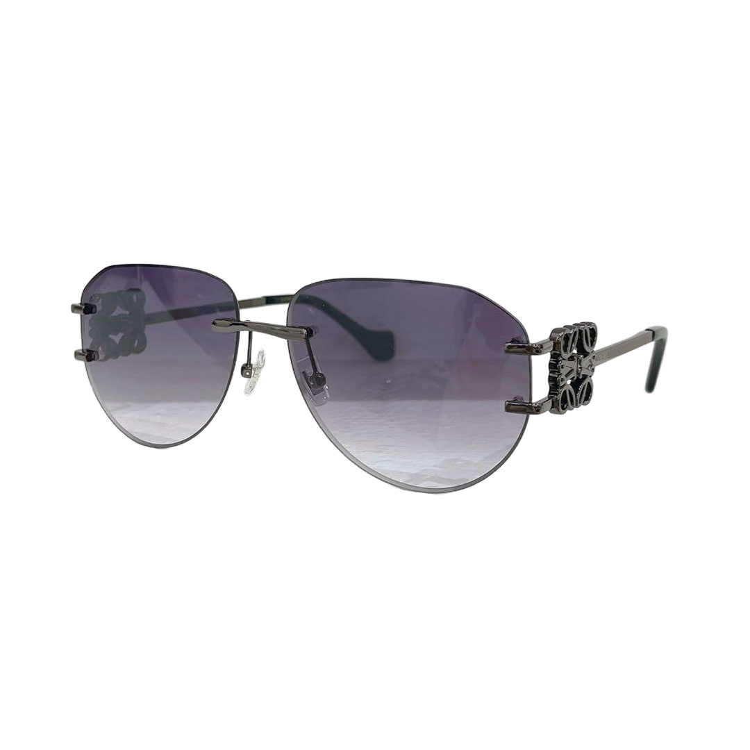 Loewe glasses blue orange/eggplant/blue/black/gradient green/gold white/brown color Size 62口16-135 - 图片 4