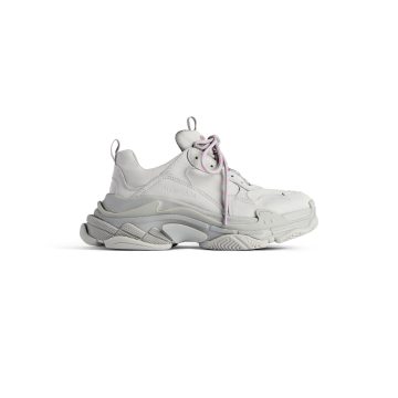 BALENCIAGA TRIPLE S SPORT NYLON Grey and Pink Sneakers