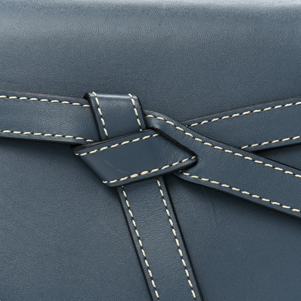 Loewe Gate Belt Bag Mini Steel Blue Calfskin Leather - 图片 8