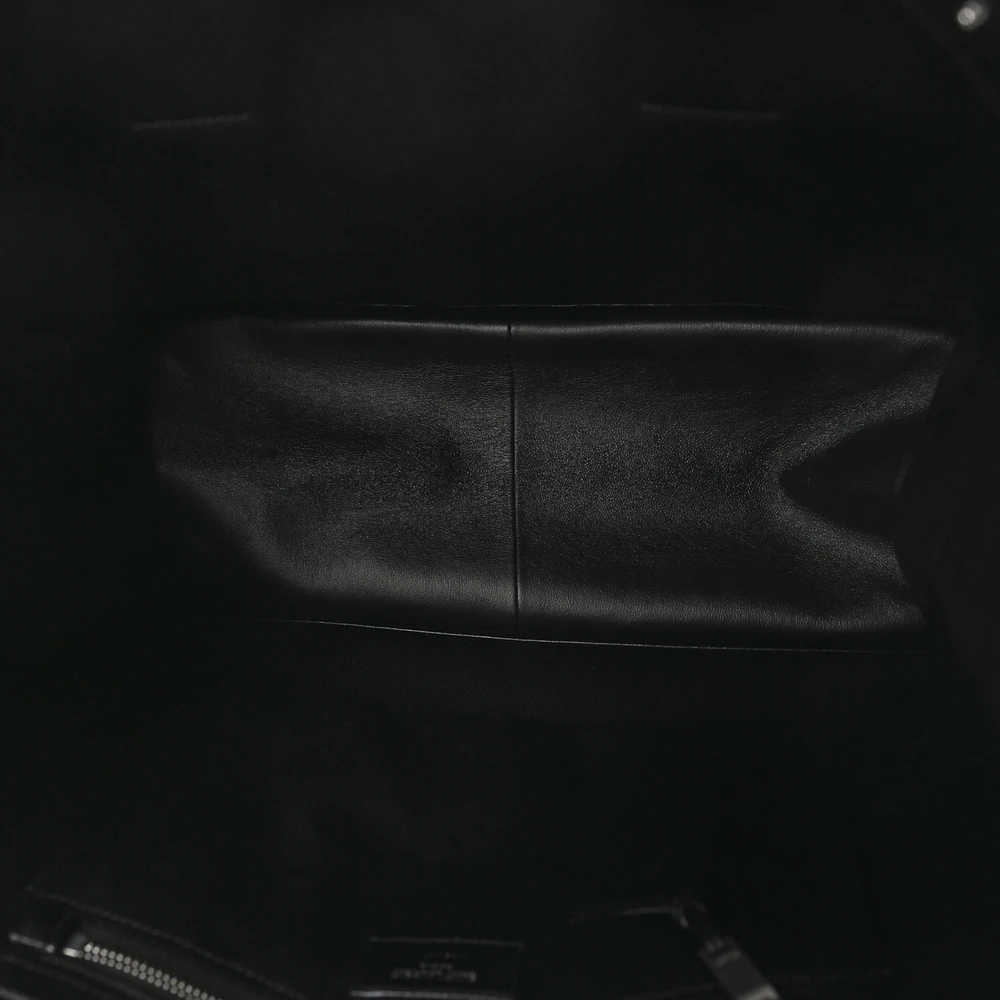 Saint Laurent Small Rive Gauche Tote Black Smooth Calfskin Leather - 图片 7
