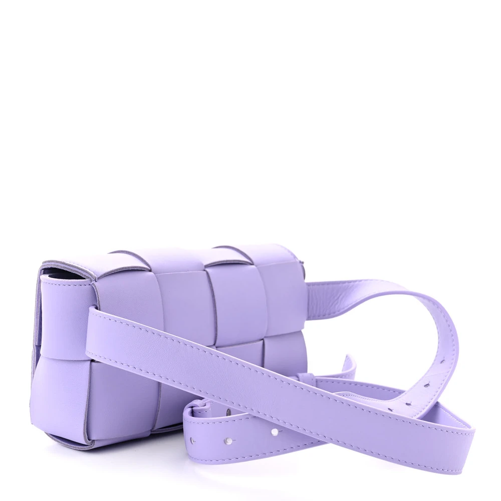 Bottega Veneta Maxi Intreccio The Belt Cassette Bag Wisteria Nappa Leather - 图片 3