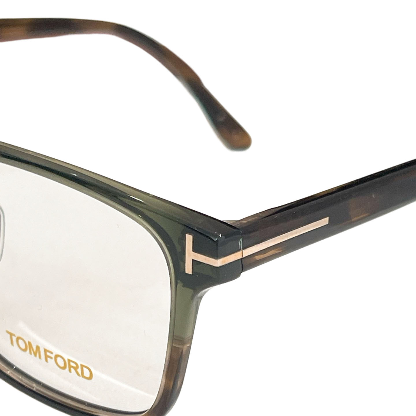 Tom Ford square frame glasses green/black/grey/blue/leopard/citron color Size 55口17-145 - 图片 2