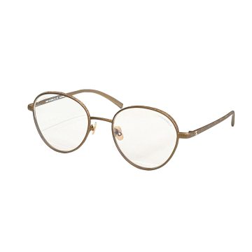 CHANEL round frame glasses Titanium color SIZE50口19-140