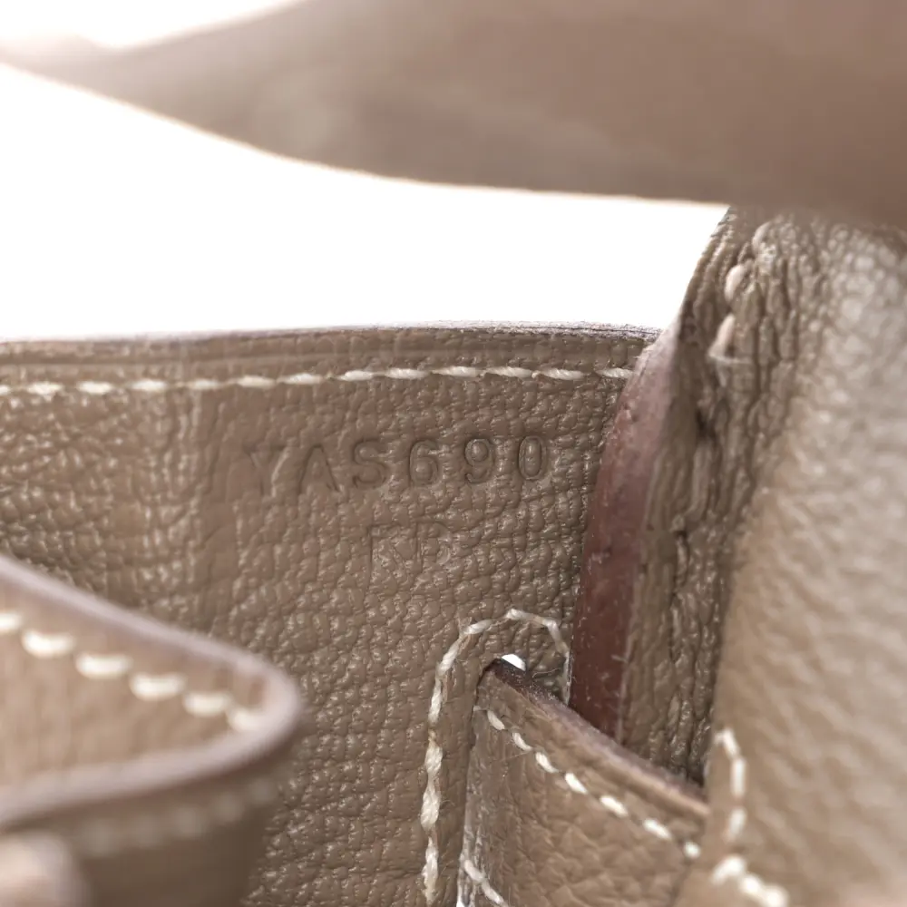 Hermès Birkin 25 Etoupe Togo Leather Gold Hardware - 图片 8