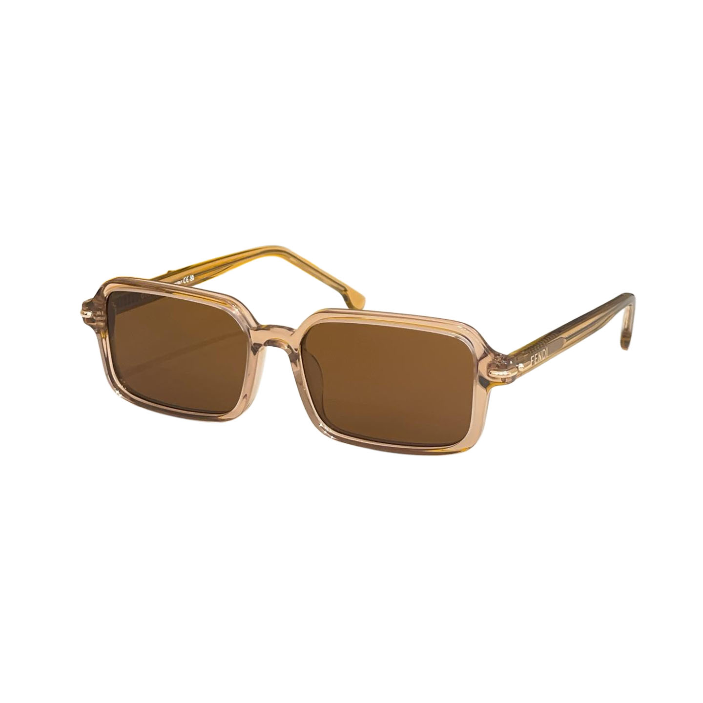 Fendi square frame glasses pink/purple black/leopard/black/grey/rust black/brown color Size 56口16-140 - 图片 7