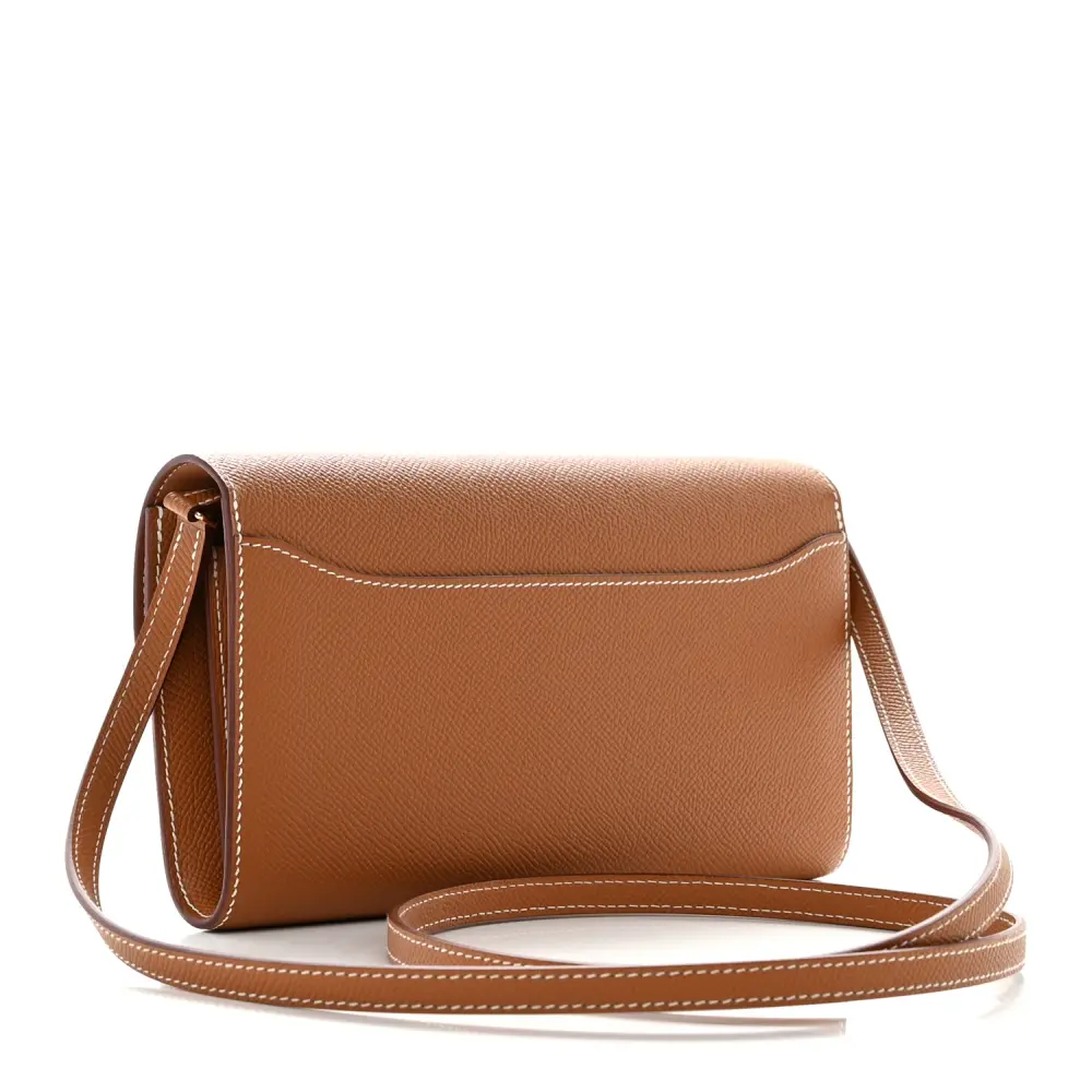 Hermès Constance Long Wallet To Go Brown Epsom Leather Gold Hardware - 图片 3