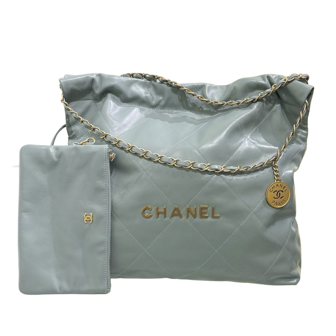 Chanel 22bags Wine Red / Mint green Shoulder Bags - 图片 10