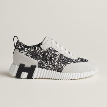 HERMES Grey Sneakers Bouncing Sports Shoes
