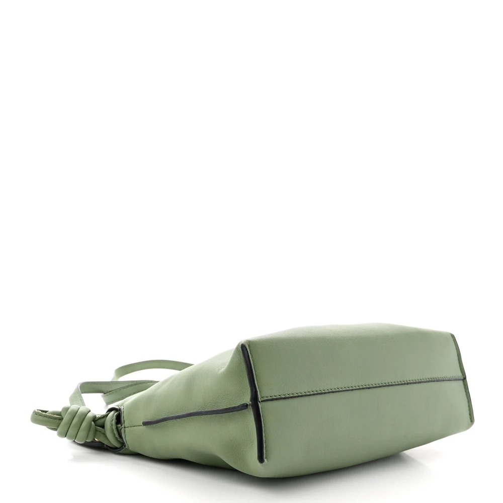 Loewe Flamenco Knot Bag Mini Avocado Calfskin Leather - 图片 6