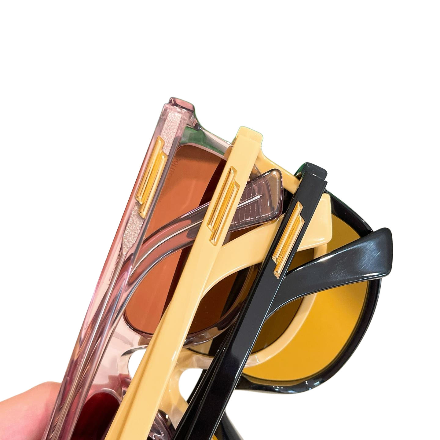 Bottega Veneta square frame glasses leopard black/leopard green/leopard brown/black/moccasin/orange black/red color Size 49口21-145 - 图片 8