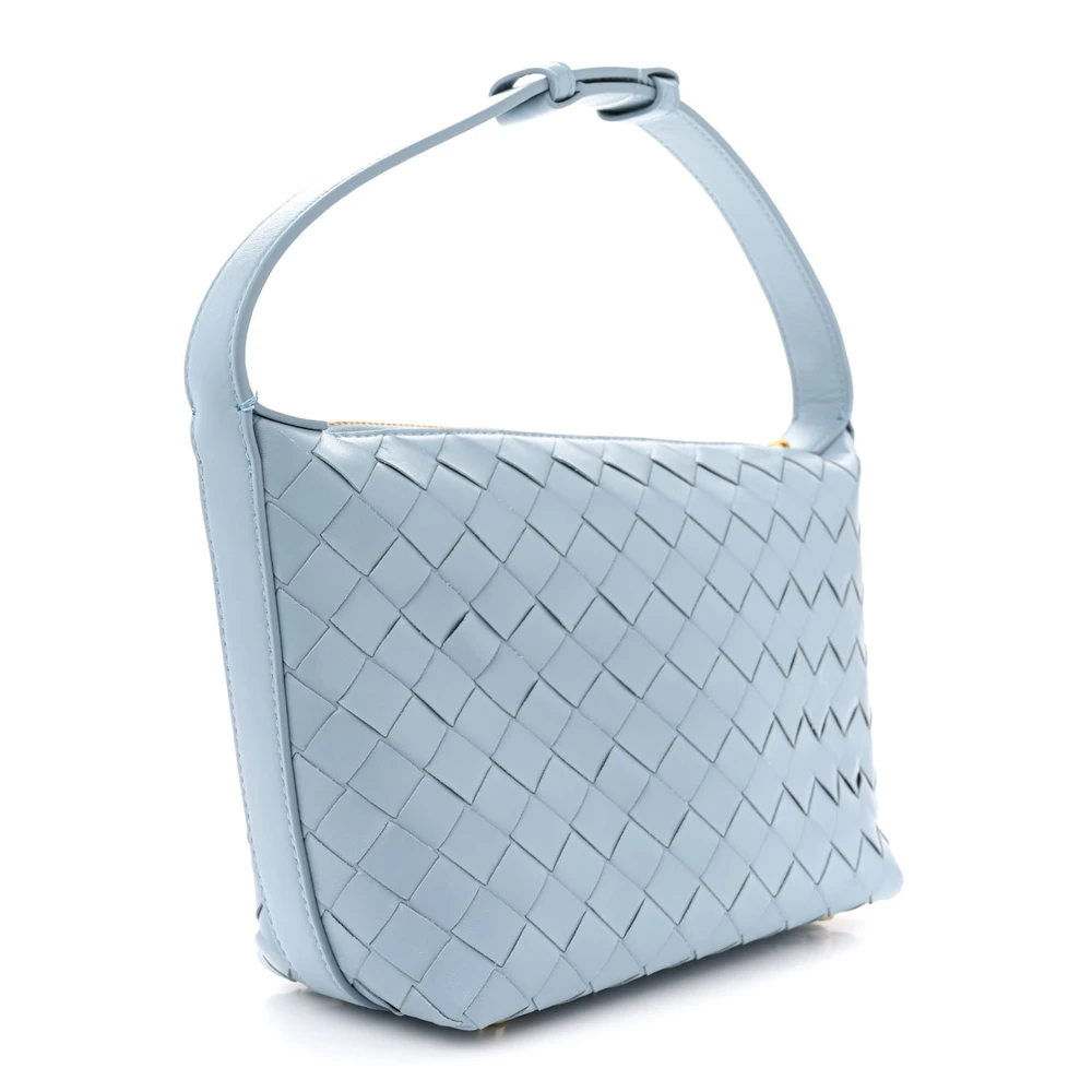 Bottega Veneta Mini Intrecciato Wallace Ice Nappa Calfskin Leather - 图片 3