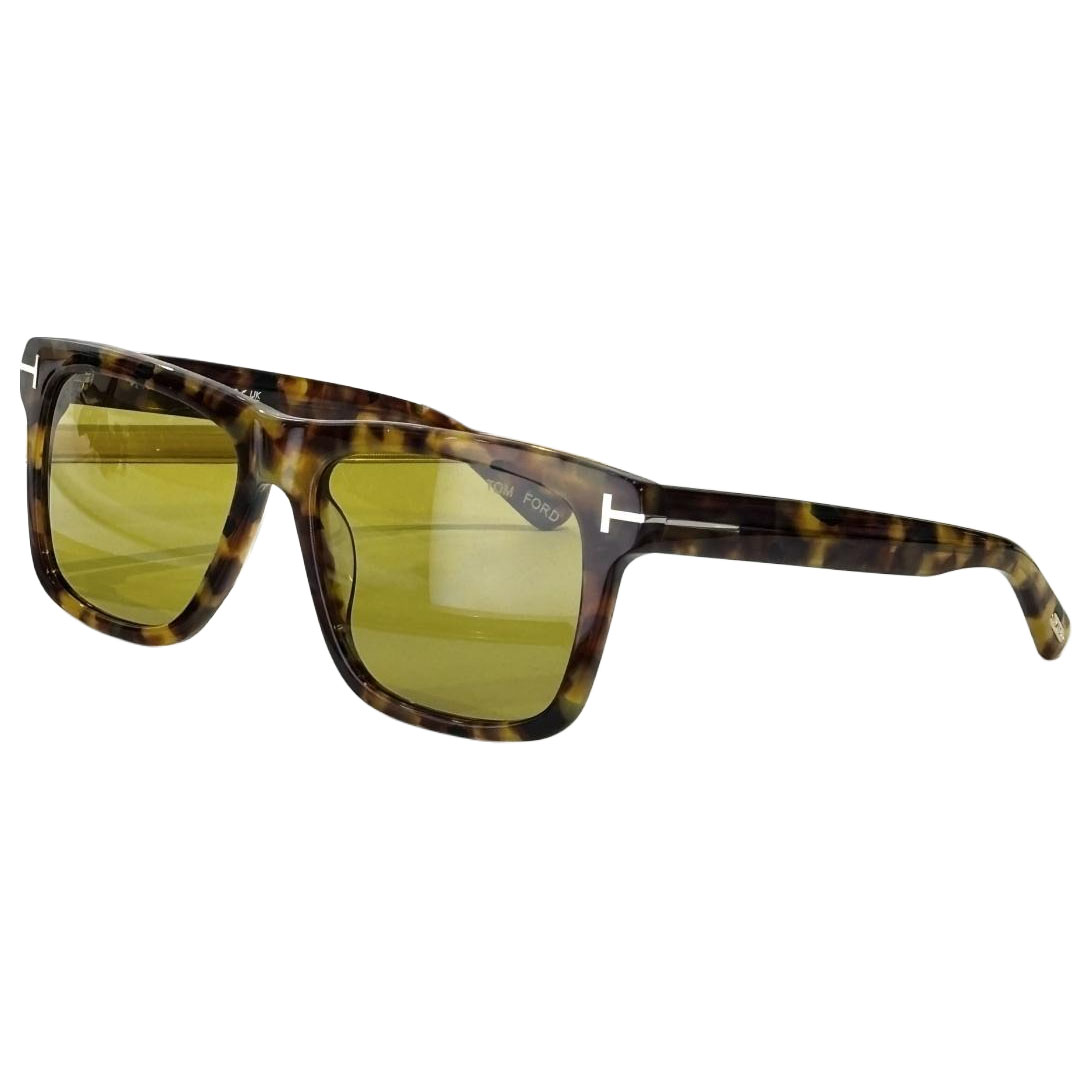 Tom Ford square frame glasses grey/black/blue black/yellow black/tawny black/sepia black/leopard green/leopard blue color Size 58-17-145 - 图片 8