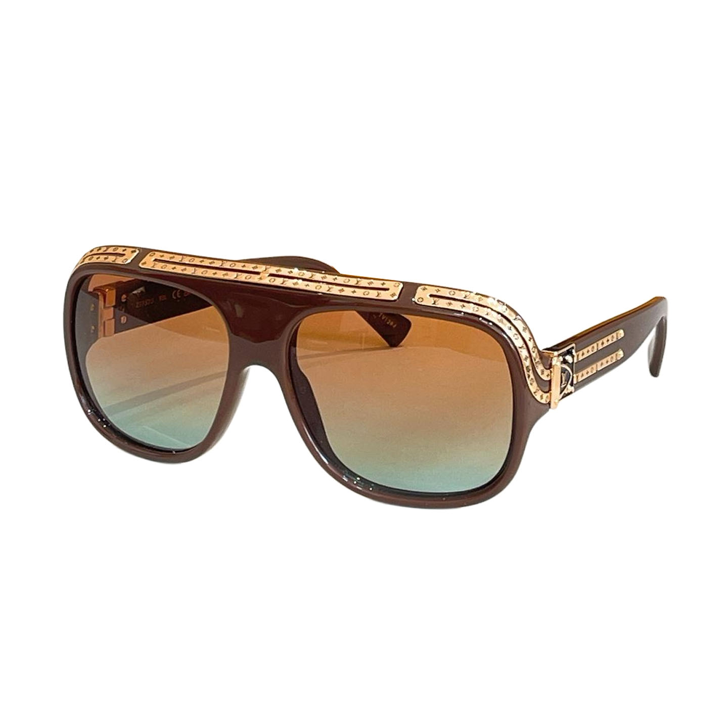 Louis Vuitton glasses black gold/white gold/black/blue/brown color Size 63口16-140 - 图片 5