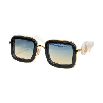 Loewe square frame glasses black white/white/black orange/black red/black/purple silver/purple gold/leopard color Size 49口27-140