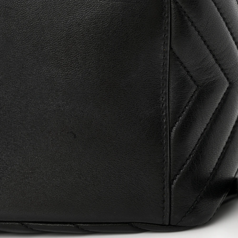Saint Laurent Medium Joe Backpack Black Monogram Lambskin Matelasse Leather Gold Hardware - 图片 9