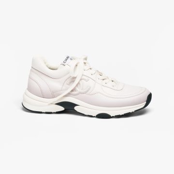 Chanel Calfskin printed in lavender Sneakers