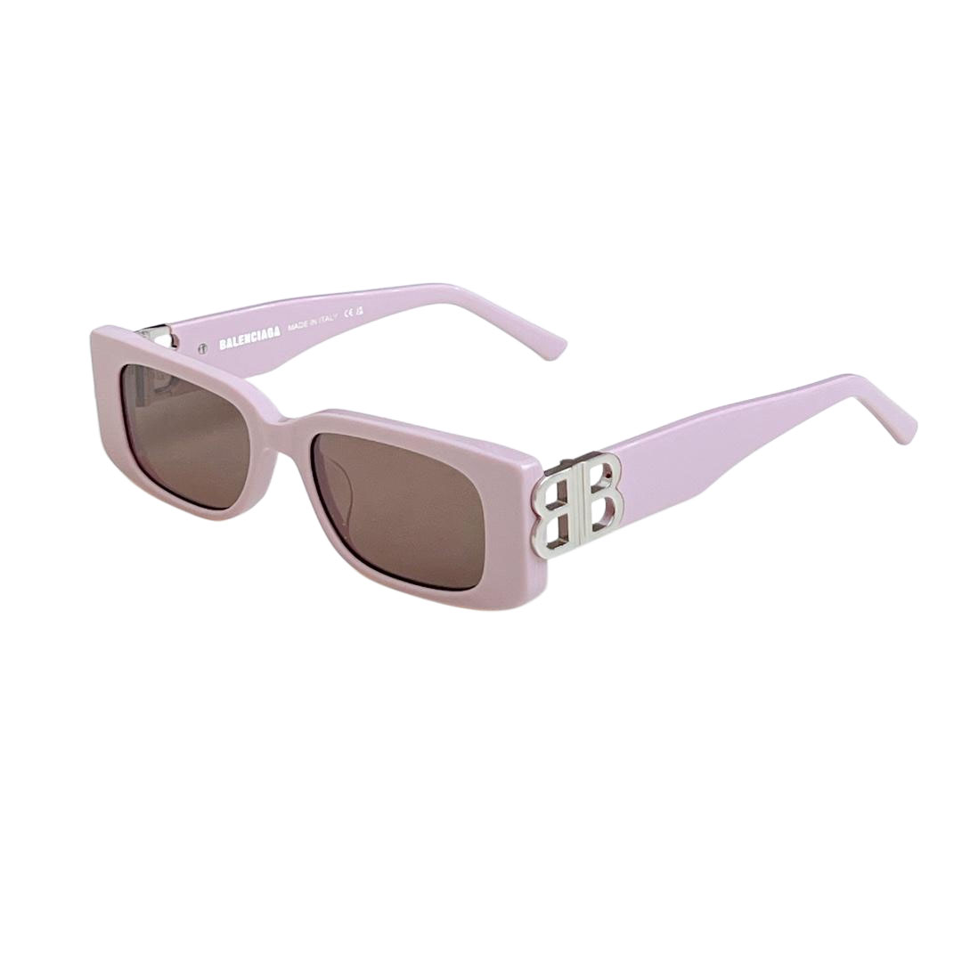 Balenciaga square frame glasses black gold/teal/pale pink/leopard/yellow/white silver/white gold/red gold/red silver/green/blue/purple color Size 51口18-130 - 图片 5