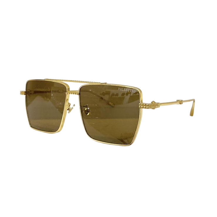 Valentino Pilot glasses gold/blue/gun black/eggplant/purple/brown/black color Size 59口14-145 - 图片 8