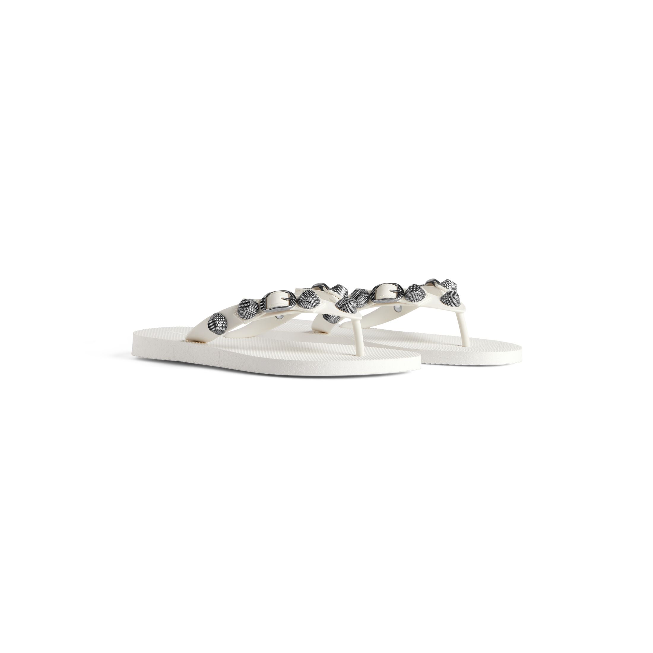 BALENCIAGA White flip-flops Slippers - 图片 2