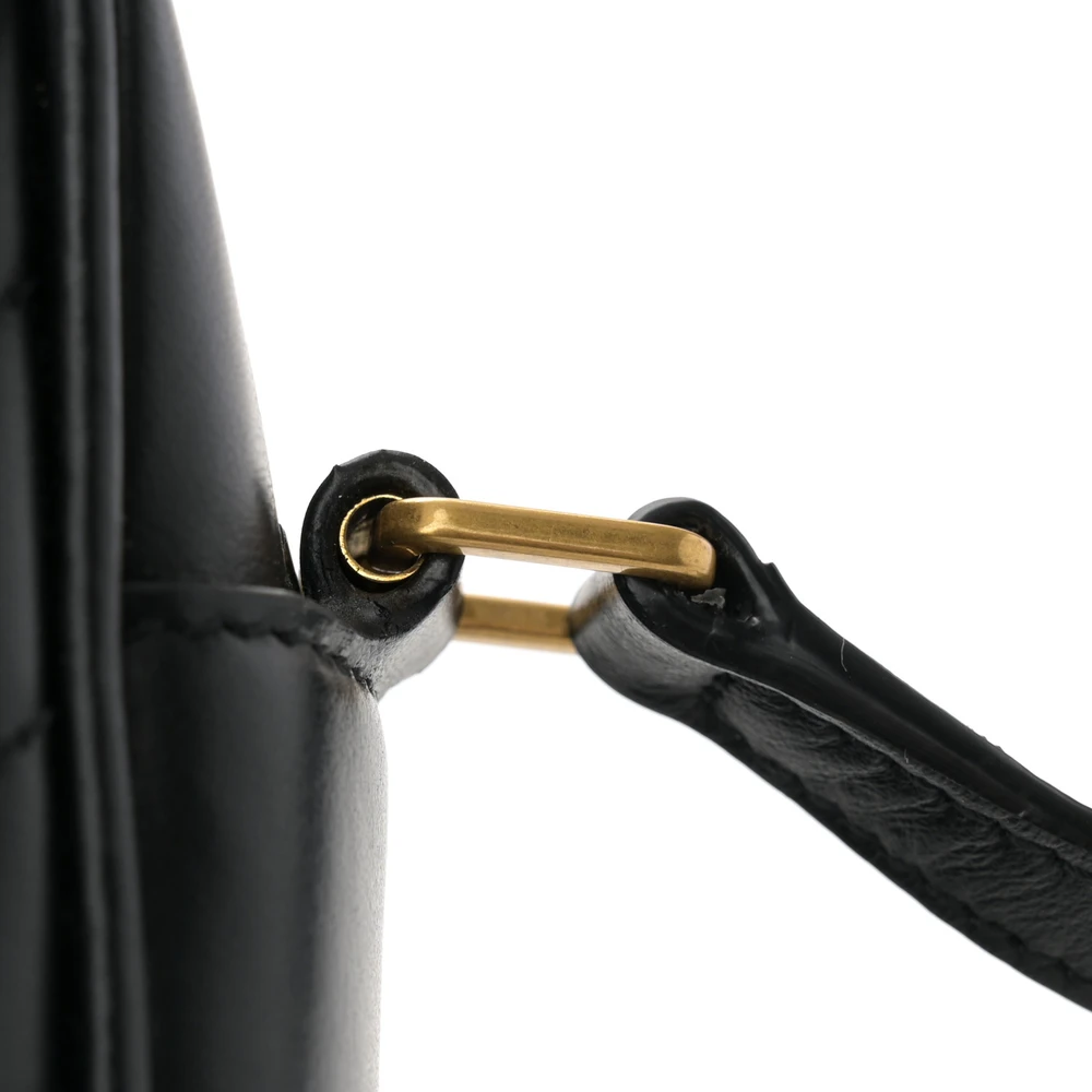 Saint Laurent Medium Lou Camera Bag Black Monogram Calfskin Matelasse Leather Gold Hardware - 图片 10