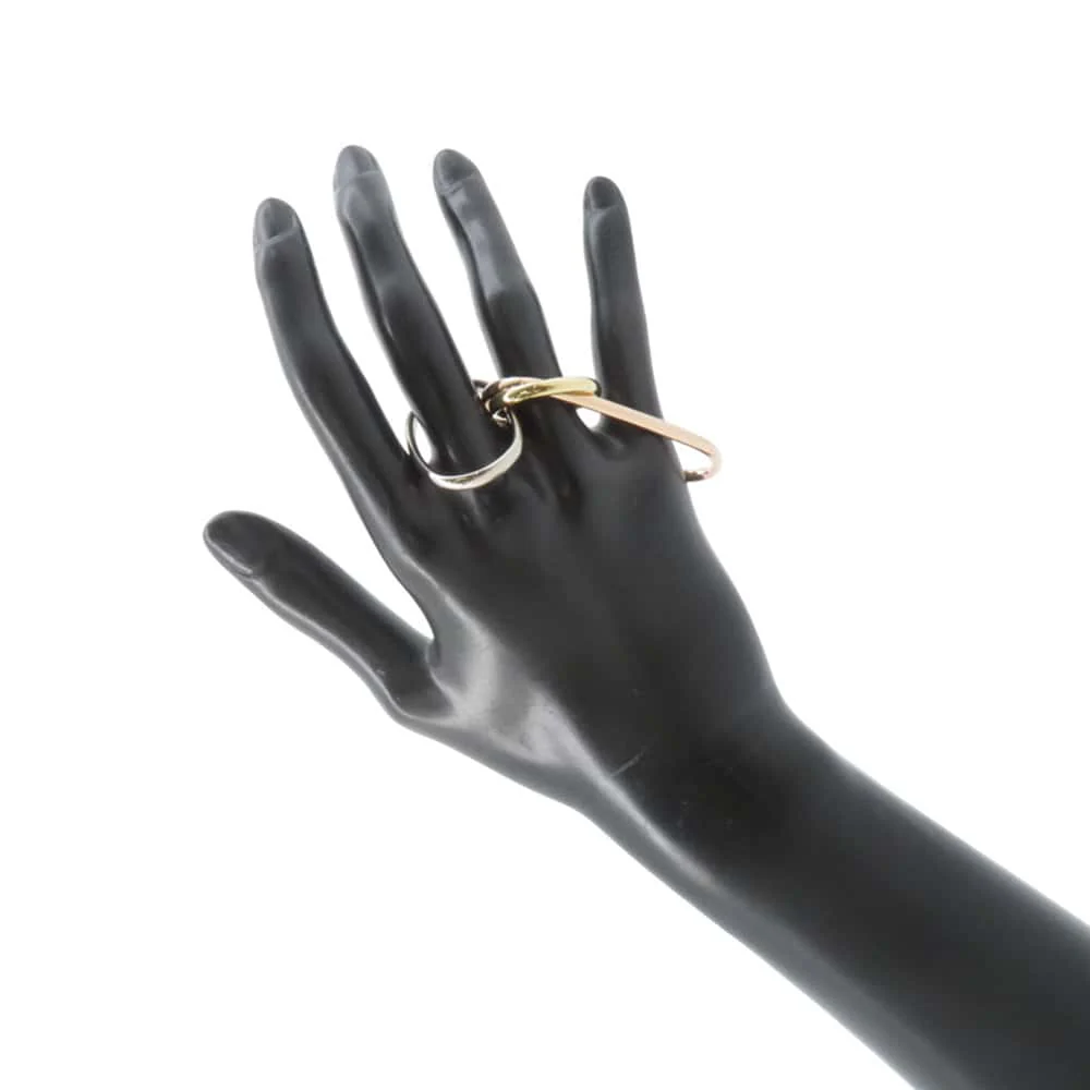 CARTIER Trinity FOR CHITOSE ABE of sacai 3 finger ring Size 50-51-52/# - 图片 4