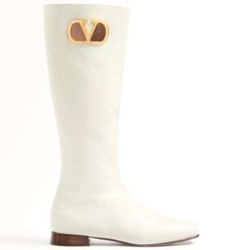 VALENTINO VLOGO SIGNATURE Sheepskin boots (heel 2 cm high)