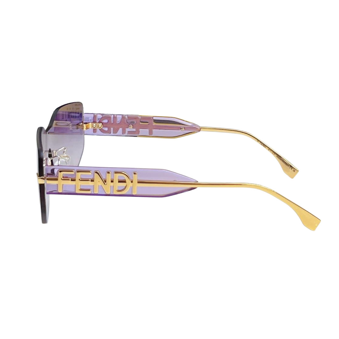 Fendi glasses purple/brown/black color Size 140-0-140 - 图片 3