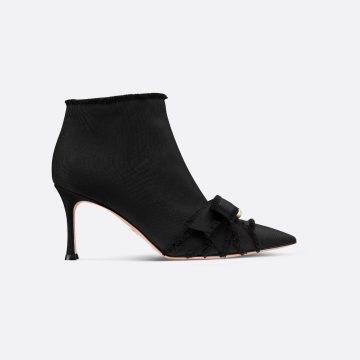 Dior ankle black boots with high heels
