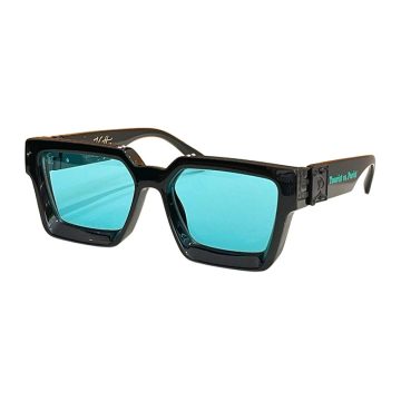 Louis Vuitton square frame glasses cyan/tawny/red/purple/pink-purple/yellow-blue/black/blue/green color Size 51口20-140