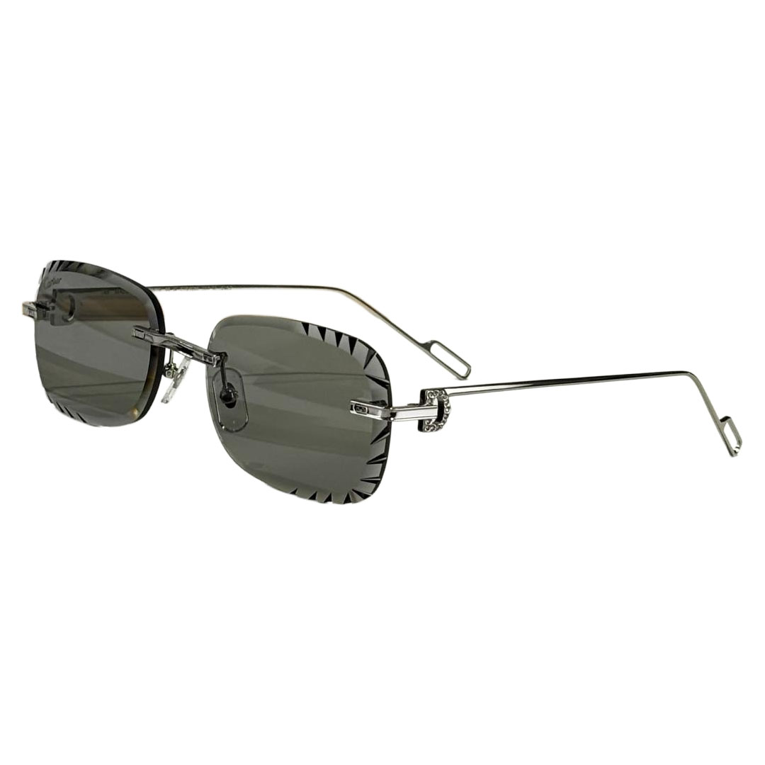 Cartier glasses black/grey/cedar/tawny/green color Size 59口18-145 - 图片 4