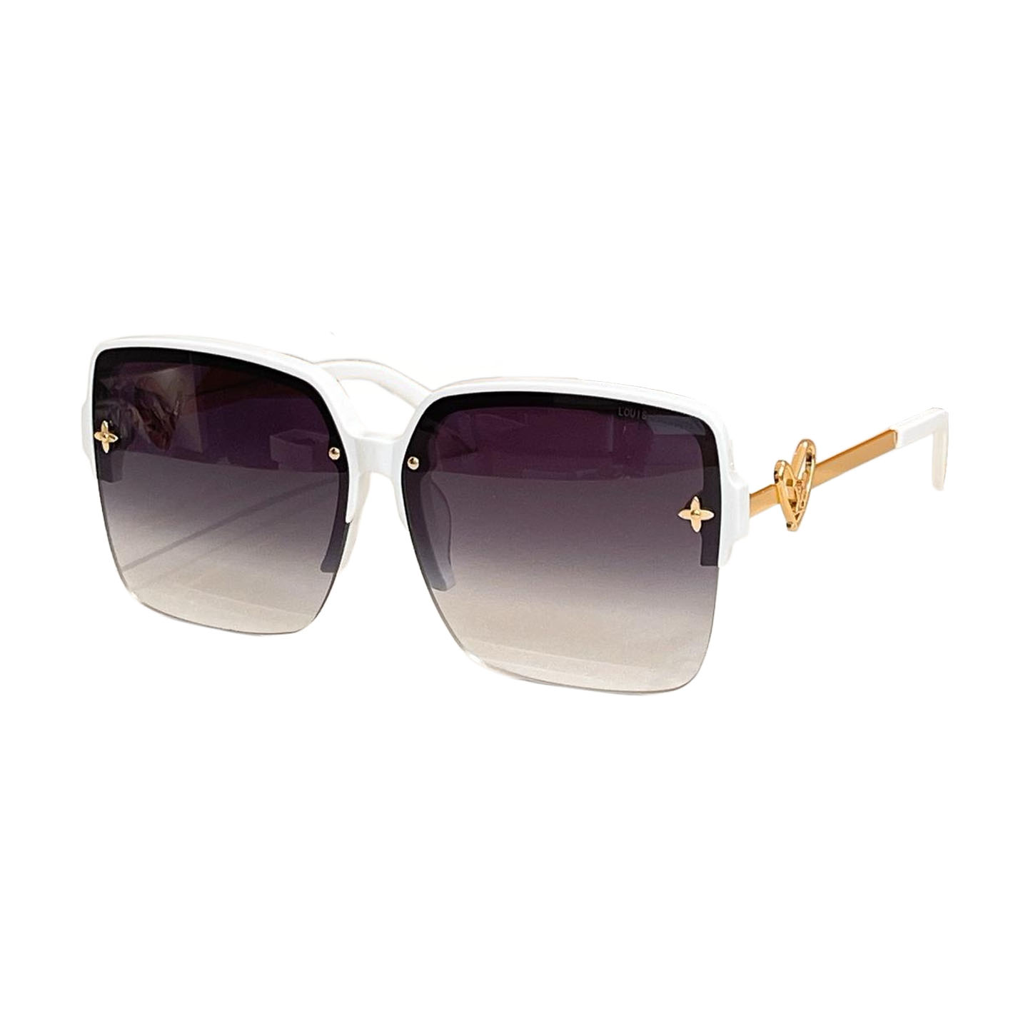 Louis Vuitton Clubmaster glasses white/leopard/melon/eggplant/pink/black color Size 53口22-145