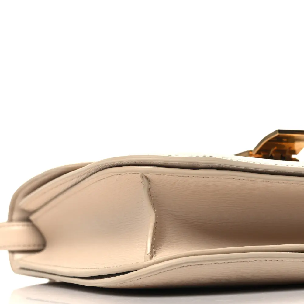 Celine Medium Classic Box Flap Bag Powder Liege Calfskin Leather Gold Hardware - 图片 4