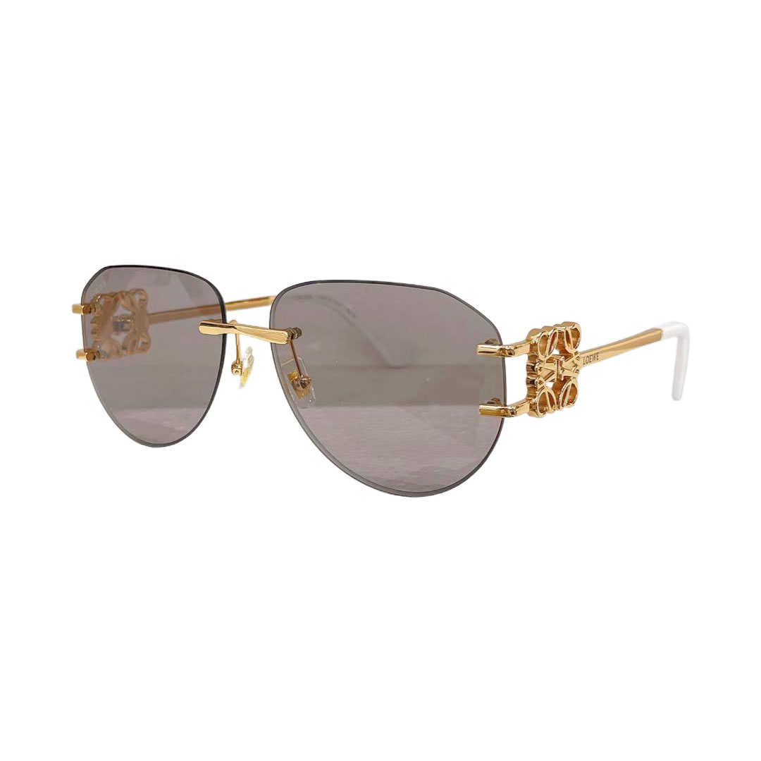 Loewe glasses blue orange/eggplant/blue/black/gradient green/gold white/brown color Size 62口16-135 - 图片 8